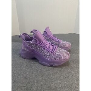 Berness Freya Dk Purple 7 Sparkly Rhinestone Sneaker - EXCELLENT (Worn Once)
